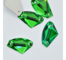 Стразы пришивные Galaxy Emerald 12x19