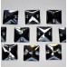 Стразы пришивные Квадрат Black Diamond 14 mm